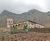 Het dorp Cofete in Fuerteventura. De villa Winter (auteur Norbert Nagel). Klikken om het beeld te vergroten.