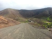 Das Dorf Corralejo auf Fuerteventura. der Camino de las Calderas zwischen Lajares und Corralejo (Autor Andy Mitchell). Klicken, um das Bild zu vergrößern