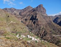 Il villaggio di Masca a Tenerife. Clicca per ingrandire l'immagine.