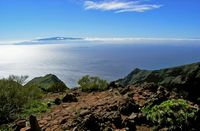 Das Dorf Masca auf Teneriffa. Küste in der Nähe des Dorfes. Klicken, um das Bild zu vergrößern