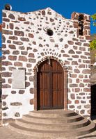 Le village de Masca à Ténériffe. L'église. Cliquer pour agrandir l'image.