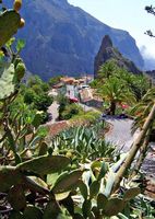 A aldeia de Masca em Tenerife.  Clicar para ampliar a imagem.