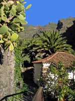 A aldeia de Masca em Tenerife.  Clicar para ampliar a imagem.