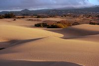 El pueblo de Maspalomas en Gran Canaria. dunas. Haga clic para ampliar la imagen.