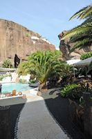 The village of Nazaret in Lanzarote. Restaurant Lagomar. Click to enlarge the image.