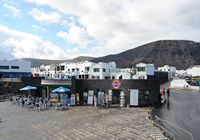 A aldeia de Órzola em Lanzarote. O porto. Clicar para ampliar a imagem.