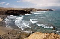 El pueblo de La Pared en Fuerteventura. Bahía de La Pared (autor Dirk Vorderstrasse). Haga clic para ampliar la imagen.