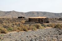 A aldeia de Pozo Negro em Fuerteventura. A aldeia guanche de La Atalayita (autor Frank Vincentz). Clicar para ampliar a imagem.