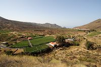 A aldeia de Puerto de Santiago em Tenerife. Entre Santiago e Puerto. Clicar para ampliar a imagem.