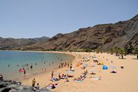 Il villaggio di San Andrés a Tenerife. Las Teresitas Beach. Clicca per ingrandire l'immagine.