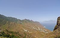 Il villaggio di Taganana a Tenerife. Clicca per ingrandire l'immagine.
