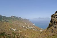 El pueblo de Taganana en Tenerife. Haga clic para ampliar la imagen.