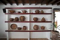 Das Dorf Tiagua in Lanzarote. Keramik. Klicken, um das Bild zu vergrößern