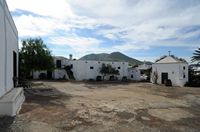 Het dorp Tiagua in Lanzarote. Hof. Klikken om het beeld te vergroten.