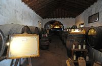 Het dorp Tiagua in Lanzarote. Wijnmakerij. Klikken om het beeld te vergroten.
