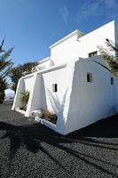 Il villaggio di Los Valles a Lanzarote. La Ermita de las Nieves. Clicca per ingrandire l'immagine.