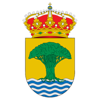 Die Stadt Alajeró, La Gomera. Wappen (Jerbez Autor). Klicken, um das Bild zu vergrößern