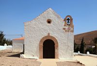 A cidade de Antigua em Fuerteventura. A Capela de Nossa Senhora de Guadalupe em Agua de Bueyes (autor Frank Vincentz). Clicar para ampliar a imagem.