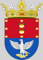 The city of Arrecife in Lanzarote. Crest of the city (author Heralder). Click to enlarge the image.