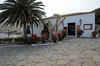 Die Stadt Betancuria in Fuerteventura. die Fassade der Casa Santa Maria. Klicken, um das Bild zu vergrößern