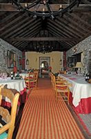 The town of Betancuria in Fuerteventura. The dining room of the Casa Santa Maria. Click to enlarge the image.