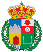 The town of Breña Baja in La Palma. Crest (author Jerbez). Click to enlarge the image.