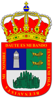 The town of Buenavista del Norte in Tenerife. Crest (author Jerbez). Click to enlarge the image.