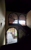La ville de Garachico à Ténériffe. Ancien couvent San Francisco, escalier. Cliquer pour agrandir l'image.