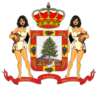 Die Stadt La Guancha auf Teneriffa. Wappen (Jerbez Autor). Klicken, um das Bild zu vergrößern