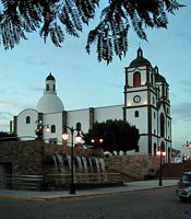 La ville d'Ingenio à Grande Canarie. L'église. Cliquer pour agrandir l'image.