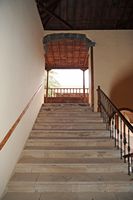 La Casa de los Coroneles à La Oliva à Fuerteventura. Escalier. Cliquer pour agrandir l'image.