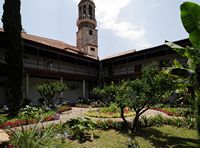 La ville de La Orotava à Ténériffe. Monasterio Santo Domingo. Cliquer pour agrandir l'image.