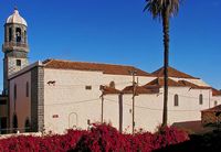 La ciudad de La Orotava en Tenerife. Iglesia de Santo Domingo. Haga clic para ampliar la imagen.