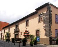 La ville de La Orotava à Ténériffe. Casa Molina. Cliquer pour agrandir l'image.