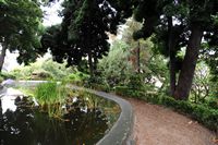 Die Stadt La Orotava auf Teneriffa. Basin Hijuela del Jardín Botánico. Klicken, um das Bild zu vergrößern