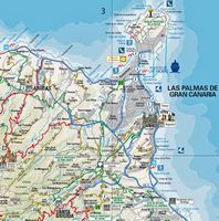 La ville de Las Palmas à Grande Canarie. Carte de la commune. Cliquer pour agrandir l'image.