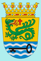 The town of Puerto de la Cruz in Tenerife. Crest (author Jerbez). Click to enlarge the image.