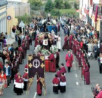 The town of Los Realejos in Tenerife. Holy Week. Click to enlarge the image.