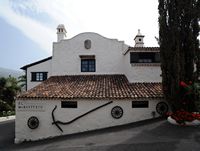 La città di Los Realejos a Tenerife. El Monasterio. Clicca per ingrandire l'immagine.