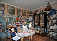 Le Musée ethnographique Tanit à San Bartolomé à Lanzarote. Collection de poupées. Cliquer pour agrandir l'image.