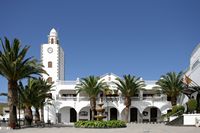 A cidade de San Bartolome em Lanzarote. A prefeitura (autor Frank Vincentz). Clicar para ampliar a imagem.
