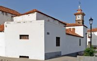 La ville de San Juan de la Rambla à Ténériffe. L'église. Cliquer pour agrandir l'image.