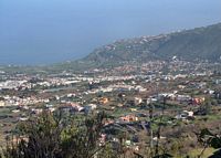 La ciudad de Santa Úrsula en Tenerife. Haga clic para ampliar la imagen.