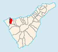 La città di Los Silos a Tenerife.La città di Los Silos a Tenerife. Posizione del municipio (autore Jerbez). Clicca per ingrandire l'immagine.