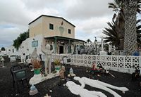 The town of Teguise in Lanzarote. the house-museum Mara Mao. Click to enlarge the image.