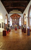 La ciudad de Teguise en Lanzarote. El Museo de Arte Sacro. Haga clic para ampliar la imagen.