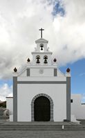 La ciudad de Tías en Lanzarote. La Iglesia de Nuestra Señora de la Candelaria (autor Frank Vincentz). Haga clic para ampliar la imagen.