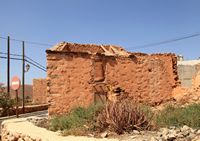 De stad Tuineje in Fuerteventura. Verlaten huis (auteur Frank Vincentz). Klikken om het beeld te vergroten.