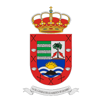 Die Stadt von Valle Gran Rey, La Gomera. Wappen (Jerbez Autor). Klicken, um das Bild zu vergrößern