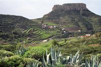 La ciudad de Valle Gran Rey en La Gomera. La Fortaleza. Haga clic para ampliar la imagen.